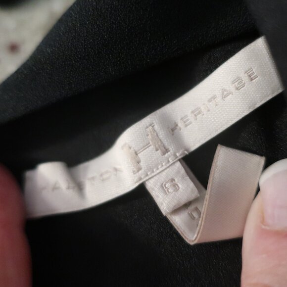 Womens Halston Heritage Black One Shoulder Jumpsuit 6 - Picture 7 of 7